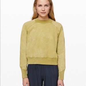 lululemon Ready to Roll Crewneck - Vintage Gold